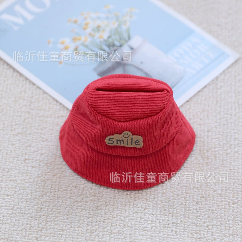 17cm labubu fisherman hat labubu vinyl small pendant hat clothes suit dress doll doll accessories