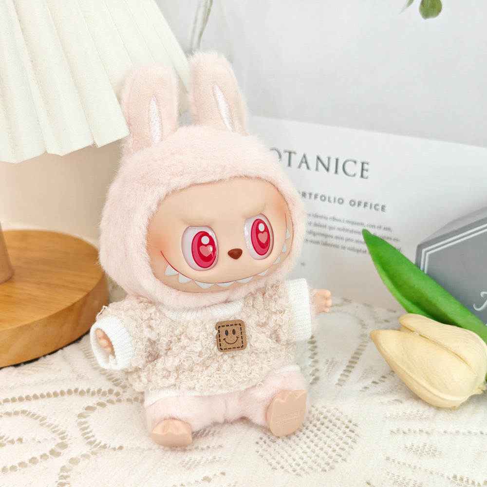 Labubu Doll Outfit Set - Cute Baby Clothes & Accessories for Vinyl Dolls
