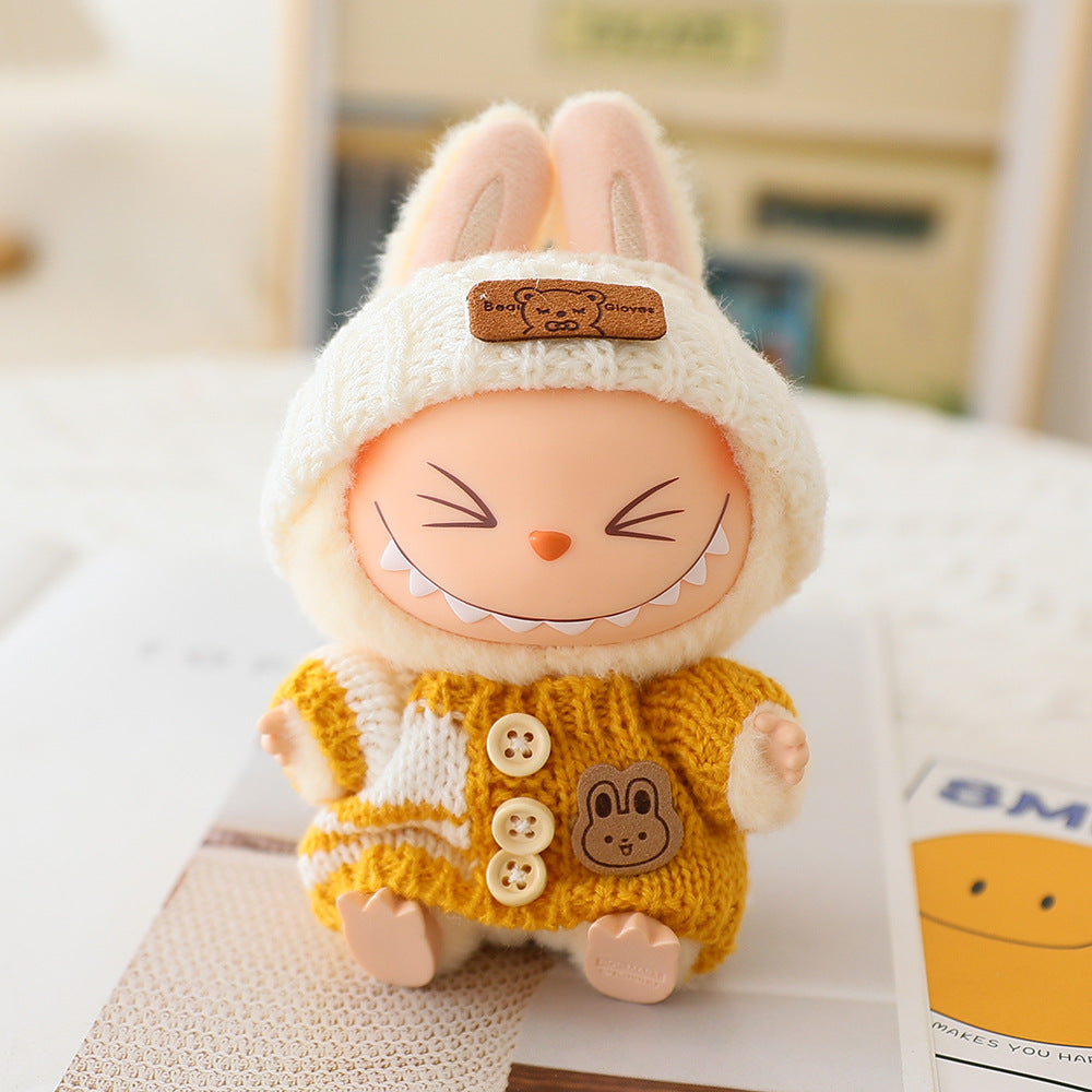 Labubu Baby Clothes Generation Two Generation Three Generation Labubu Clothes Wear Sweater Shoes Vinyl Pendant Replacement Glasses