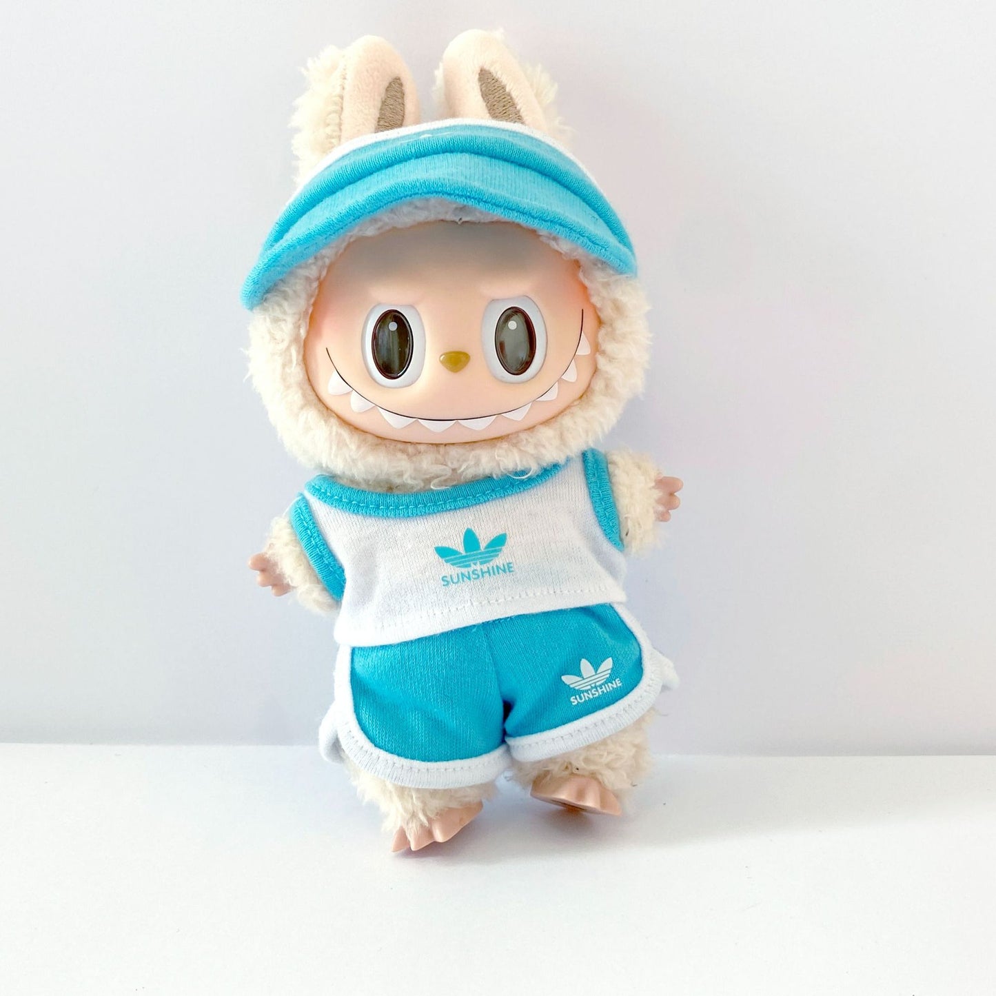 Labubu Doll Baseball Jersey Outfit - 17cm Sportswear for Vinyl Dolls