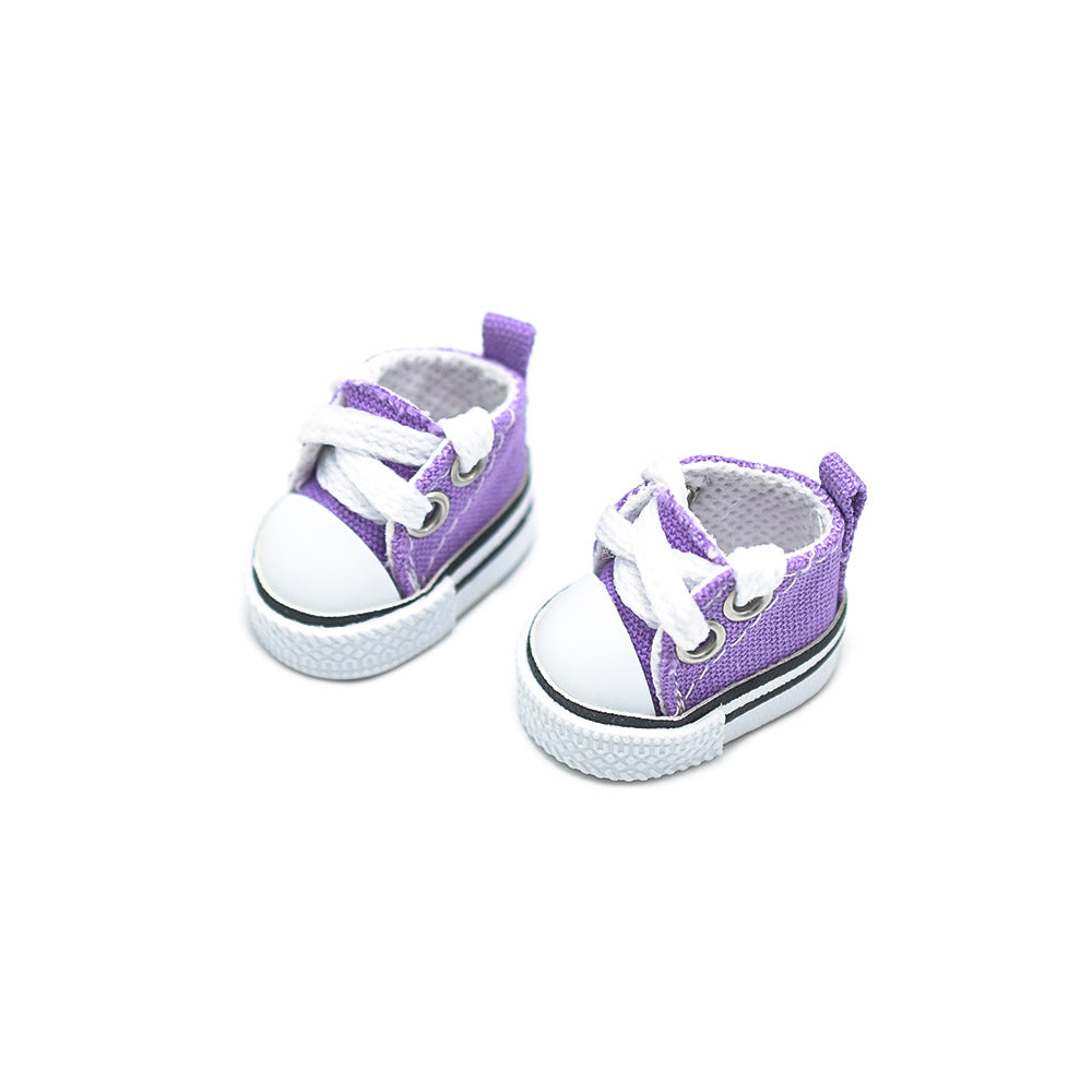 Labubu Canvas Shoes 17cm Labubu Pendant Shoes 10cm Cotton Doll Belle Pendant Baby Clothes