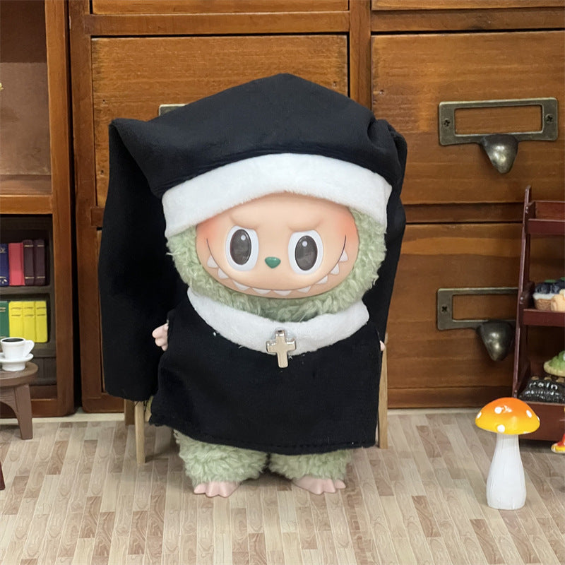 Wholesale Labubu Doll Clothes 17cm Accessories First, Second, Third Generation Vinyl Plush Doll Outfit Set