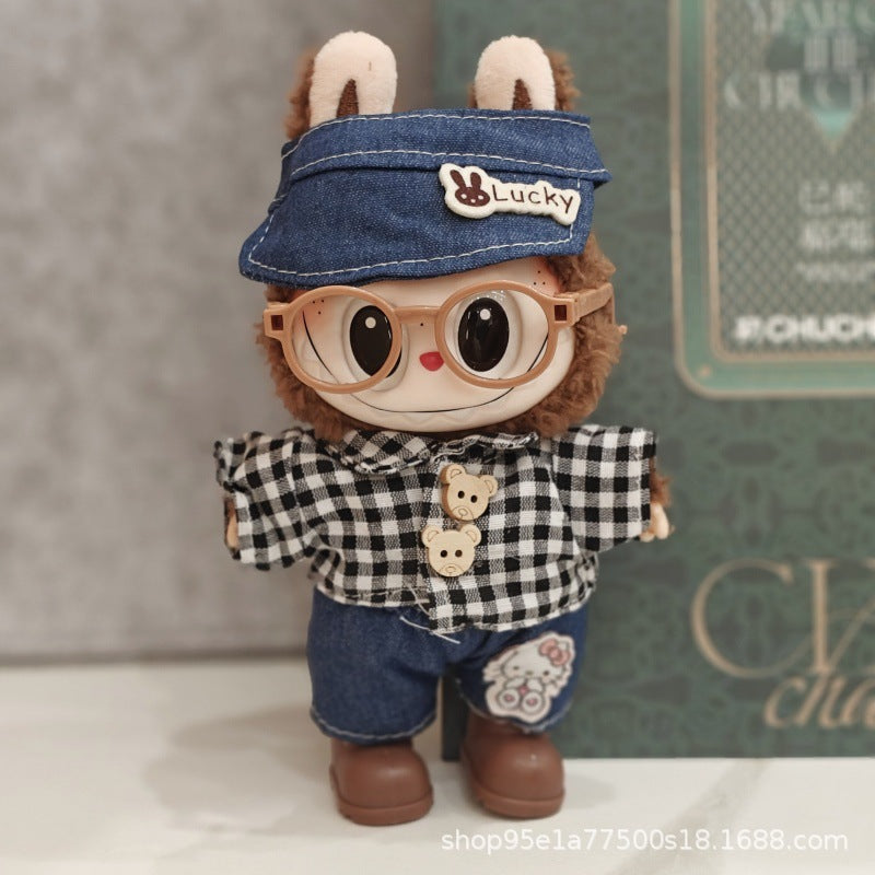 Labubu Doll Outfit Set for 17cm Vinyl Figure - Party Style