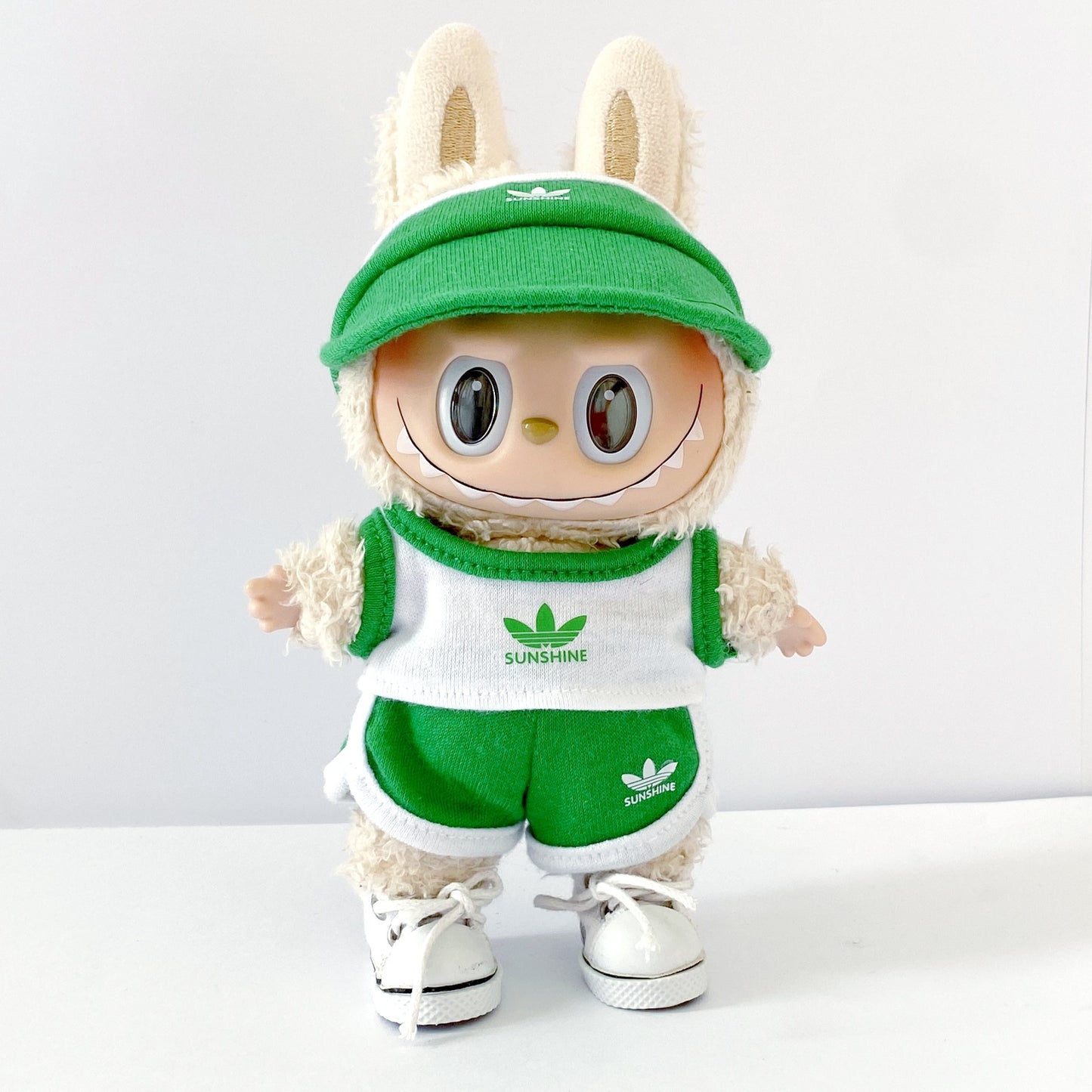 Labubu Doll Baseball Jersey Outfit - 17cm Sportswear for Vinyl Dolls