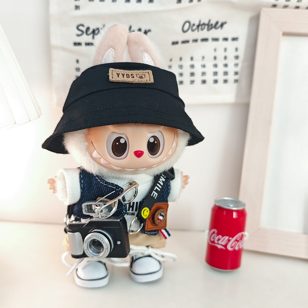 Labubu Doll Denim Vest & Outfit Sets for 1st-3rd Gen Pendants