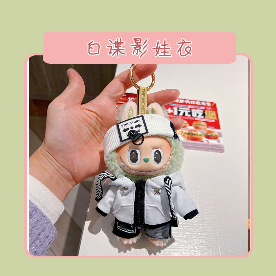 Labubu Doll Clothes for 17cm Vinyl Doll - Cute Outfits