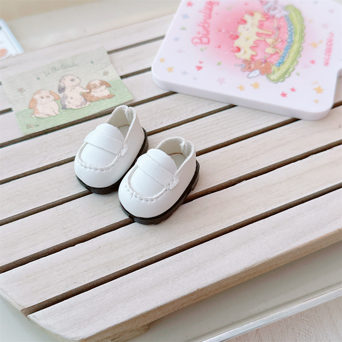 17cm labubu doll 10cm cotton doll three-year-old black white canvas shoes lace-up cloth shoes