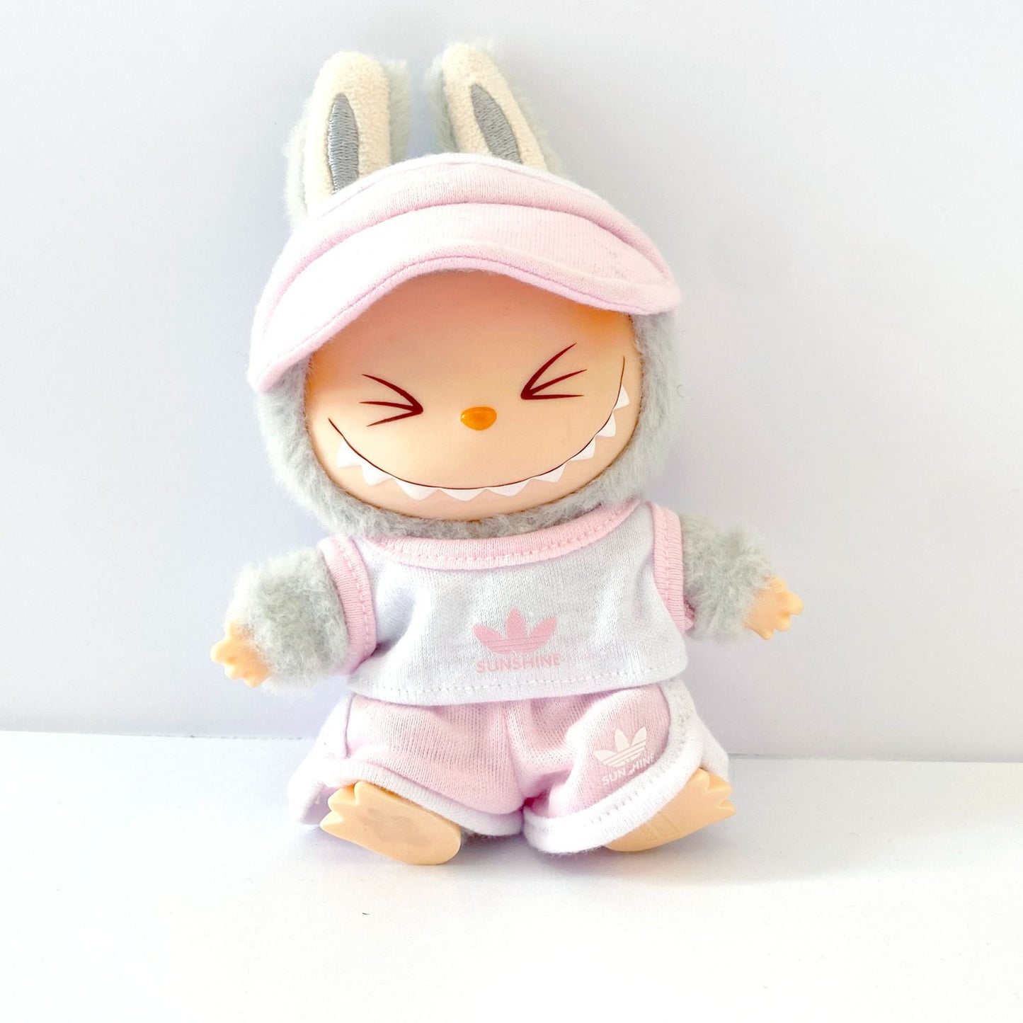 Labubu Doll Baseball Jersey Outfit - 17cm Sportswear for Vinyl Dolls