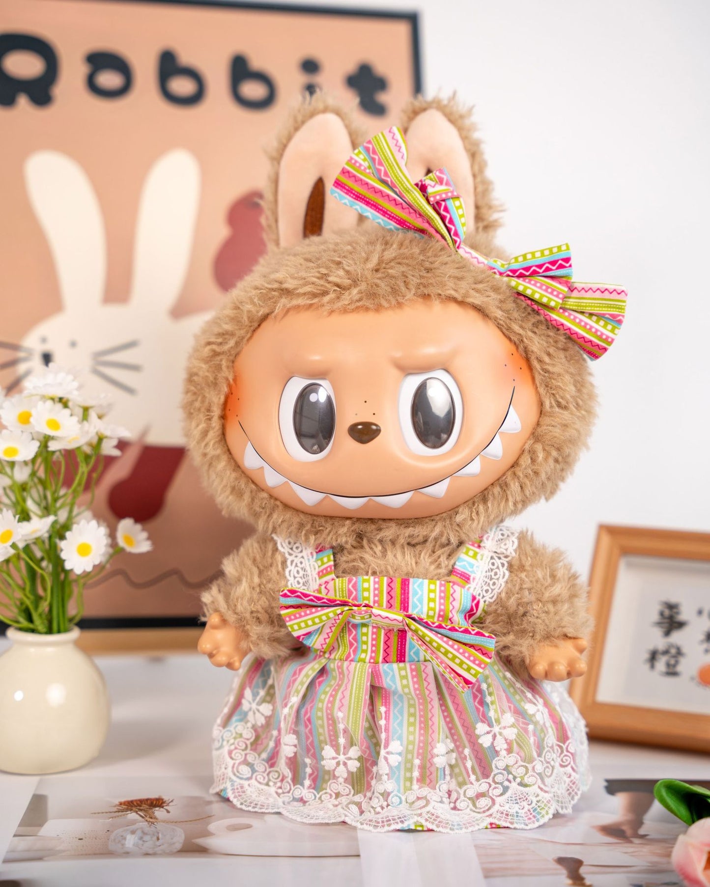 38cm Labubu Doll Clothes - Cute Outfits for Vinyl Dolls