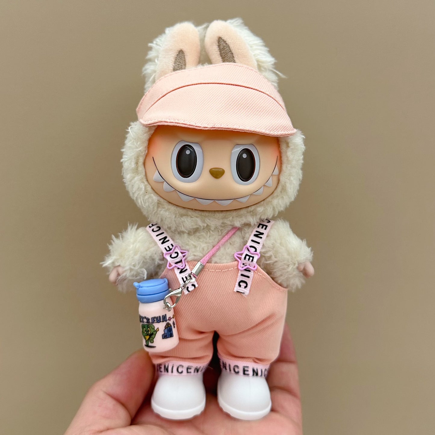 labubu doll clothes 17cm pull cloth clothes blind box doll skirt suit cute dress toy cross-border wholesale