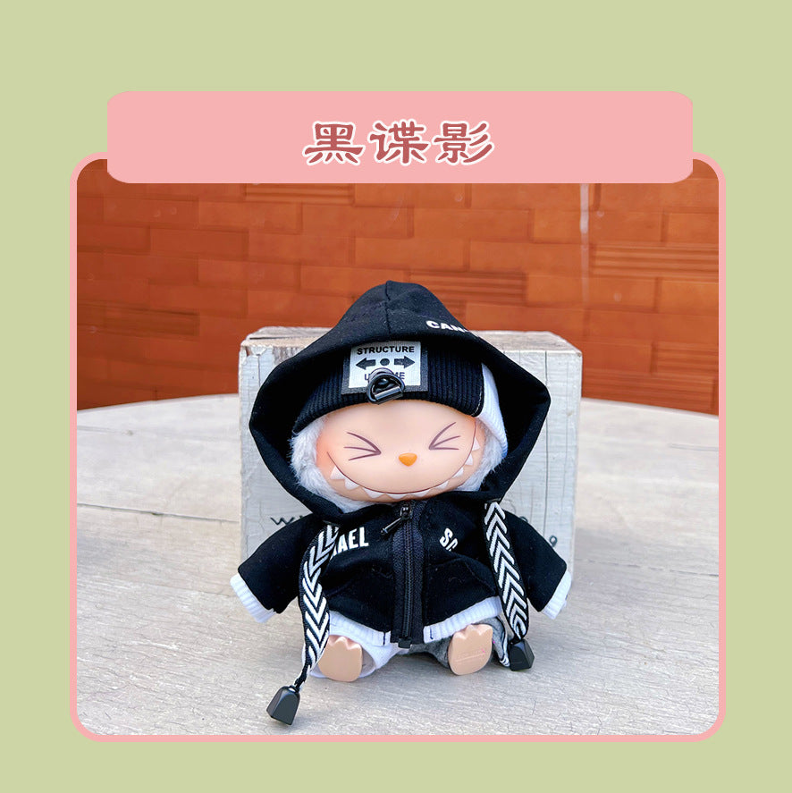 Labubu 15cm Sitting Doll Clothes - Macaron 2nd Gen Outfits