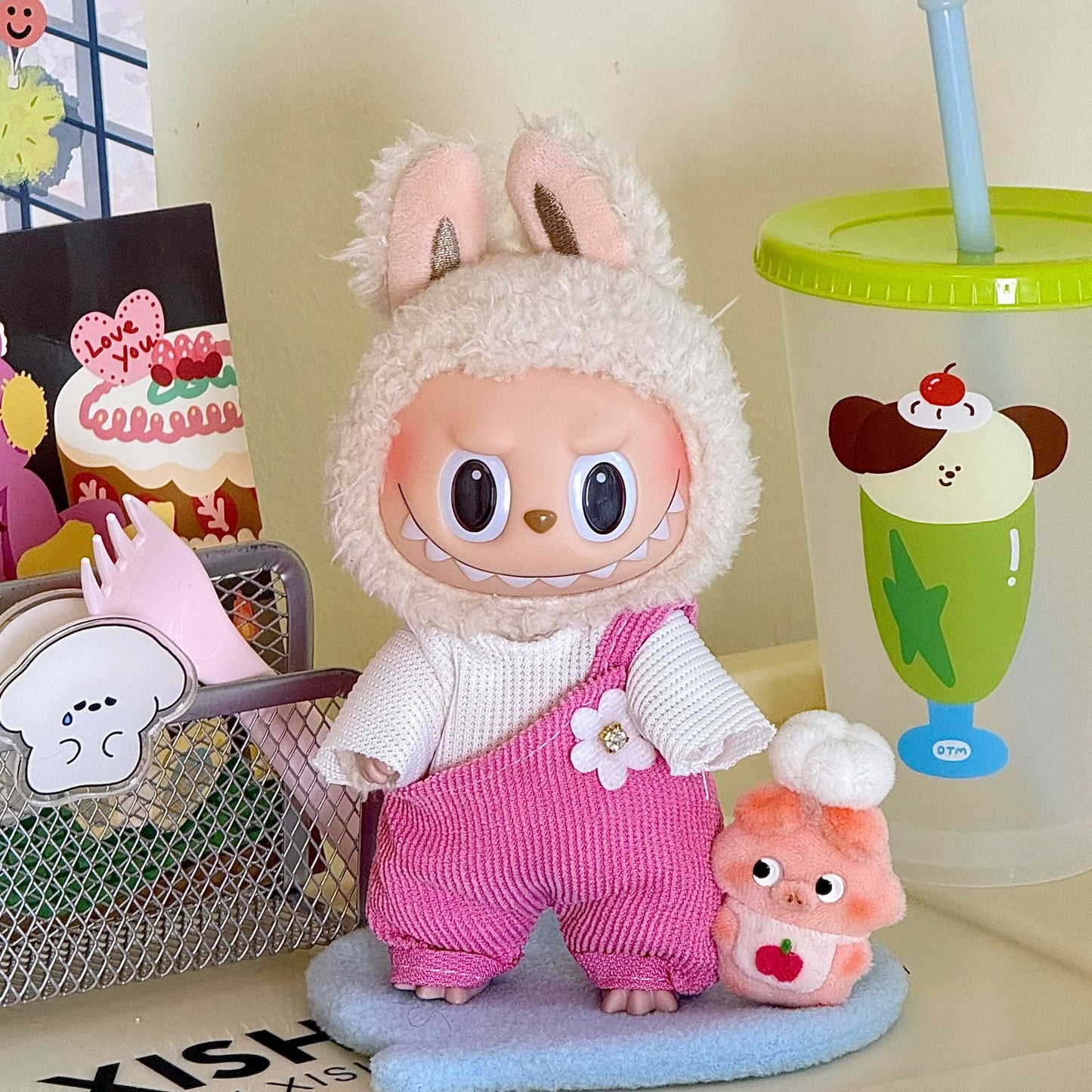 17cm Labubu doll clothes suit 17cm Labubu generation two generation doll pendant clothes wholesale