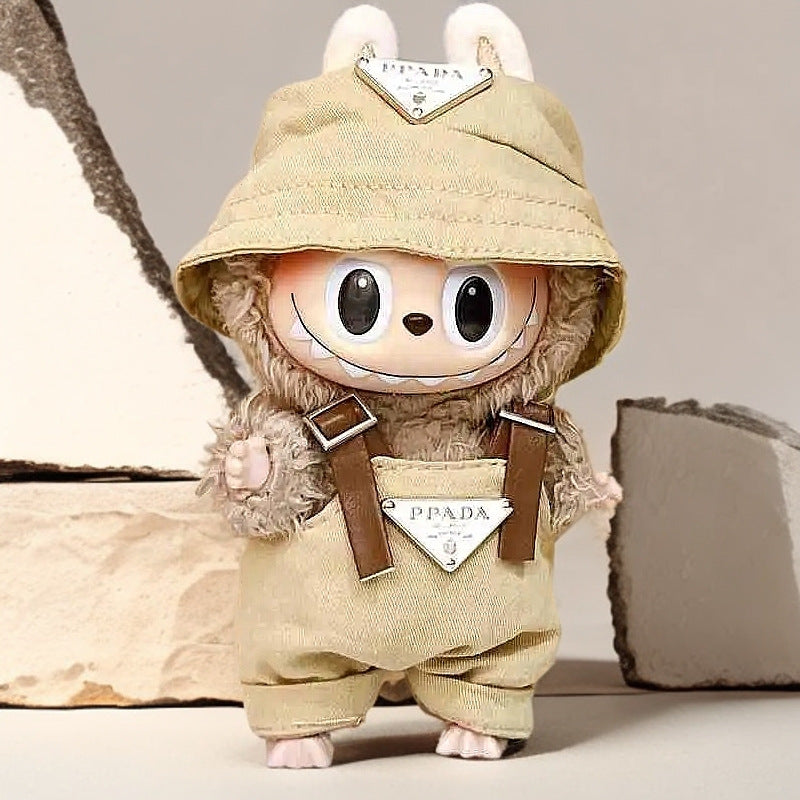 Labubu Doll Outfit - Two-Piece Set for Sitting Posture