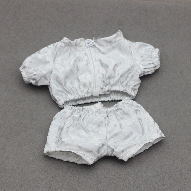 Labubu Doll Sunscreen Coat Pants - 17cm Blind Box Outfit
