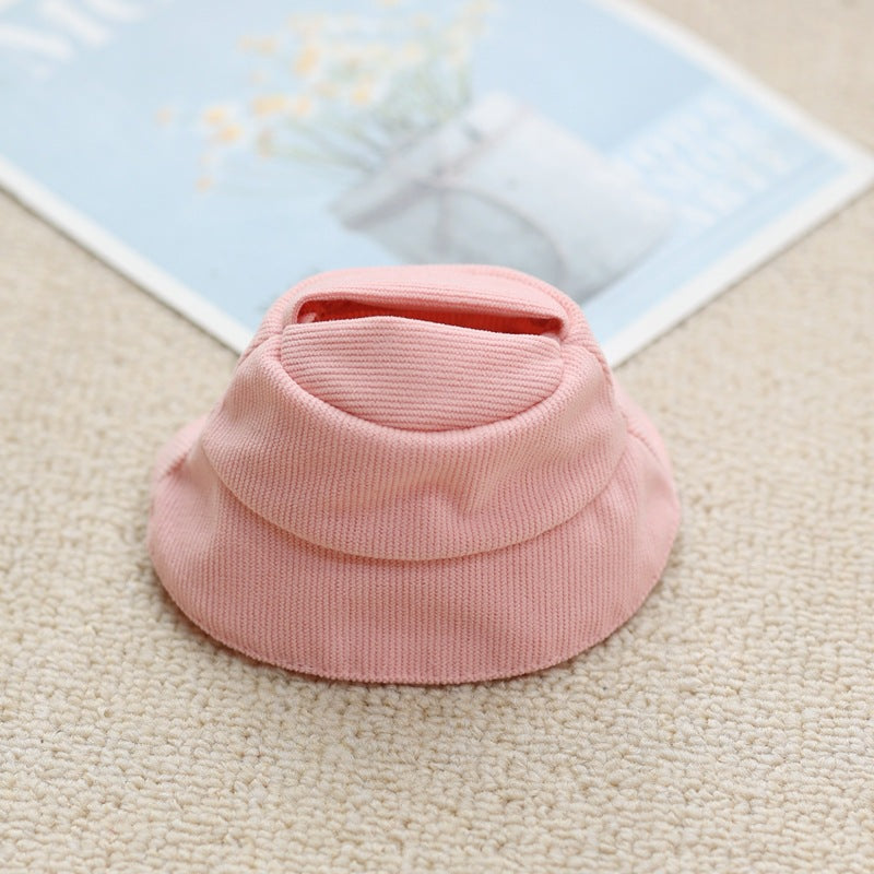 17cm labubu fisherman hat labubu vinyl small pendant hat clothes suit dress doll doll accessories