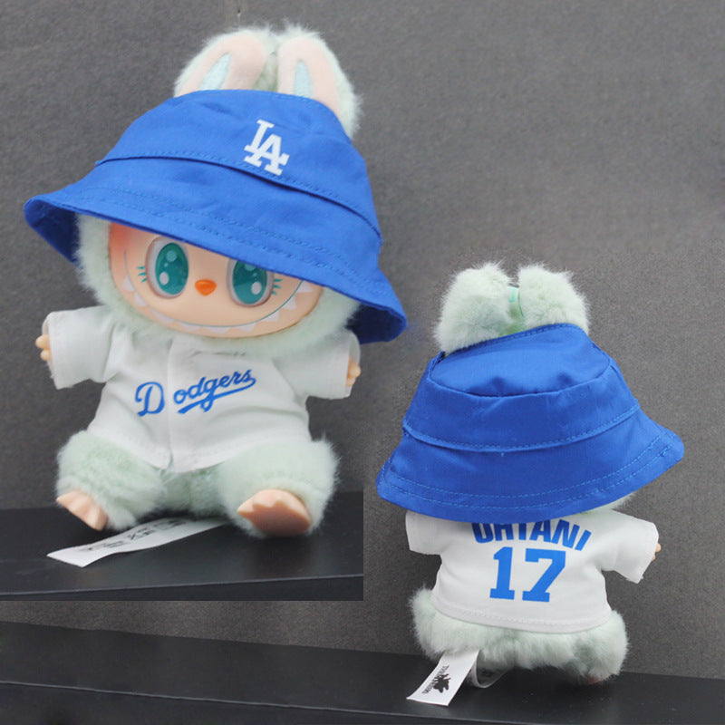 Labubu Doll Clothes & Hat Set for 17cm Vinyl Doll