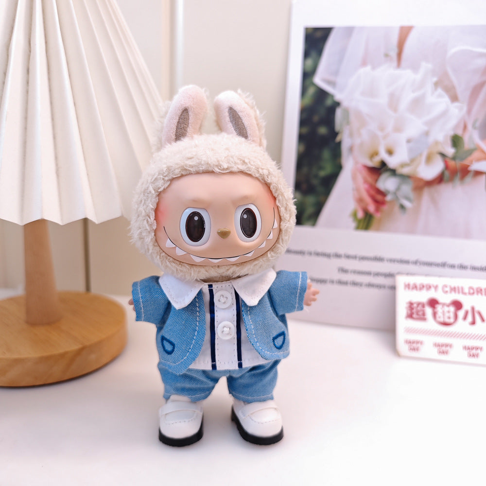 Labubu Doll Wedding Dress & Outfit Set for 17cm Vinyl Doll