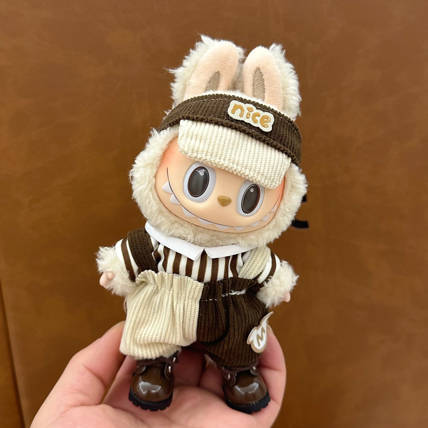 labubu doll clothes 17cm pull cloth clothes blind box doll skirt suit cute dress toy cross-border wholesale