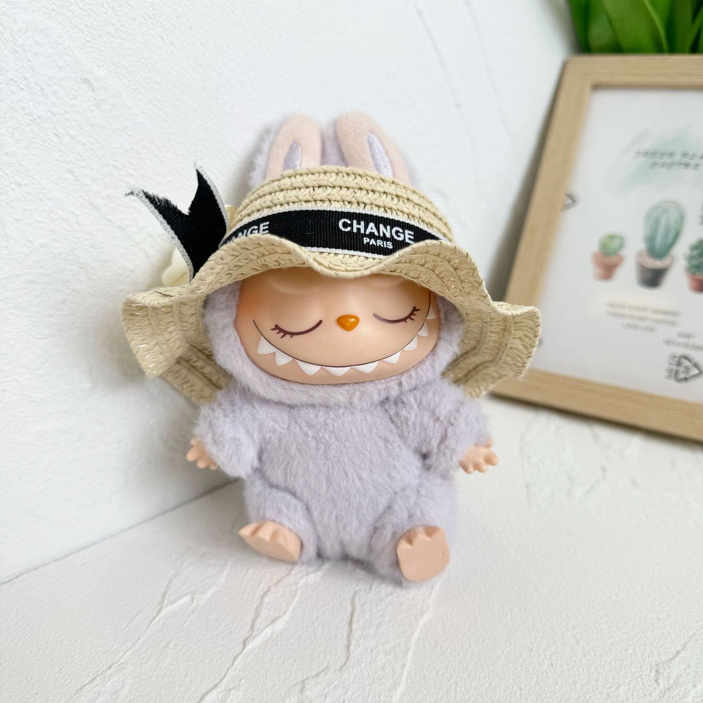 First and Second Generation Blind Box Labubu Doll Clothes Vinyl Pendant Labubu Doll Hat Skirt Suit 15cm 17cm