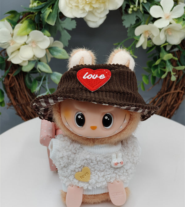 Only clothes generation two generation 17cm labubu doll cloth cloth sit party accessories replacement fashion clothes doll