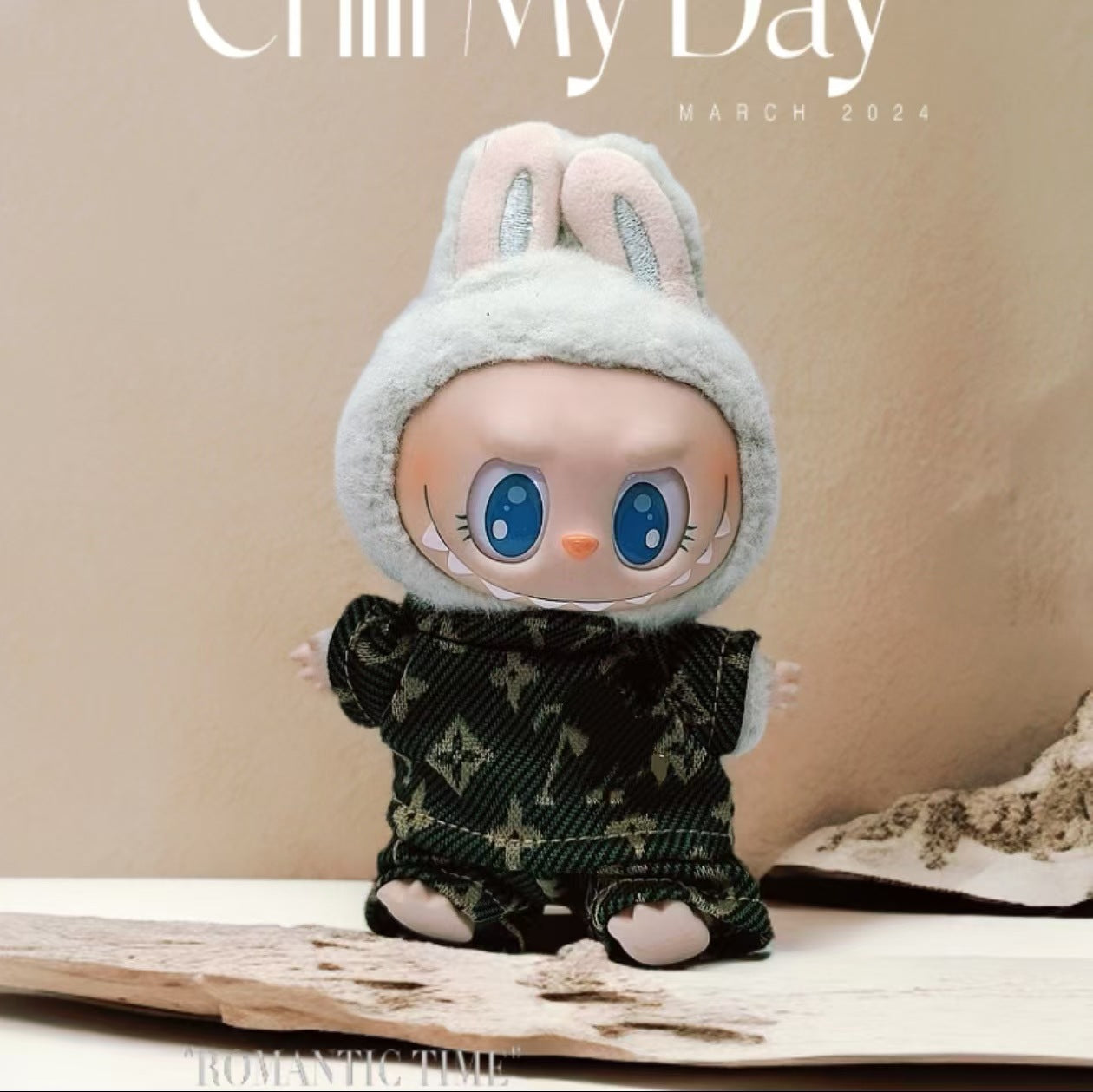 Labubu Doll Outfit Set - 1st & 2nd Gen Clothes (Green, Black, Brown)