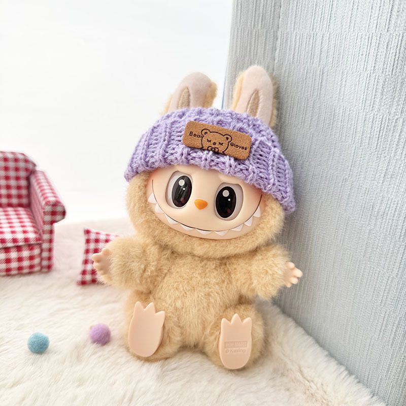 17cm Blind Box Rab Cloth Pendant Doll Hats Shoes Accessories Labubu Clothes Accessories Doll Toy Shoes