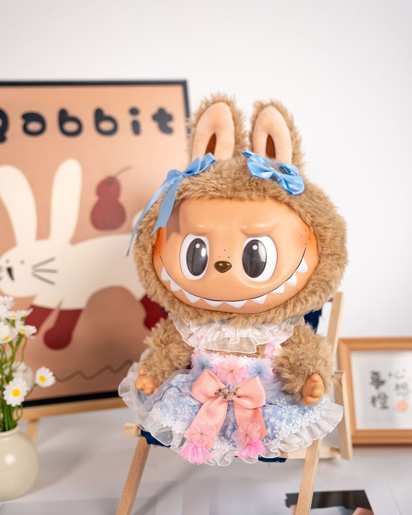 38cm Labubu Doll Clothes - Cute Outfits for Vinyl Dolls