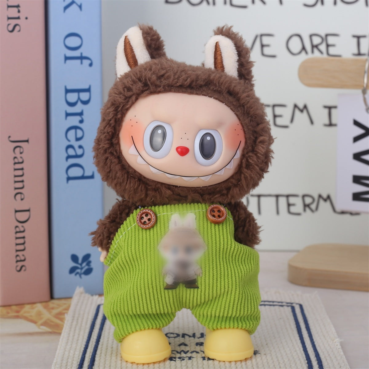 Labubu New Baby Clothes, New Bubble Mart Doll, New Labubu Pendant, New Overalls Wholesale