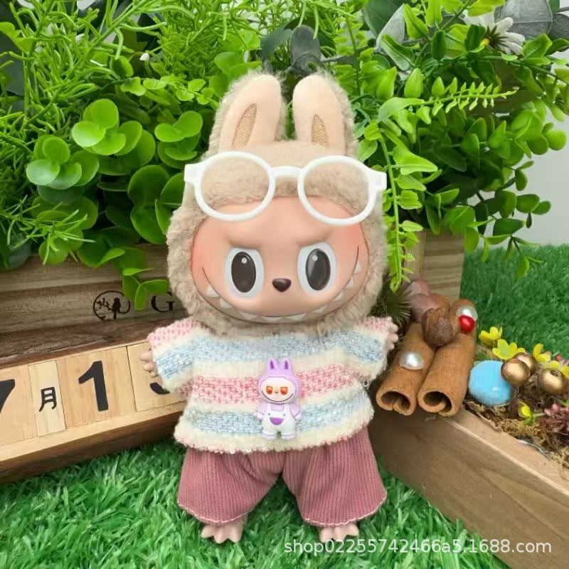 Labubu Doll Clothes Set - 17cm Cute Outfits for 1st, 2nd & 3rd Gen