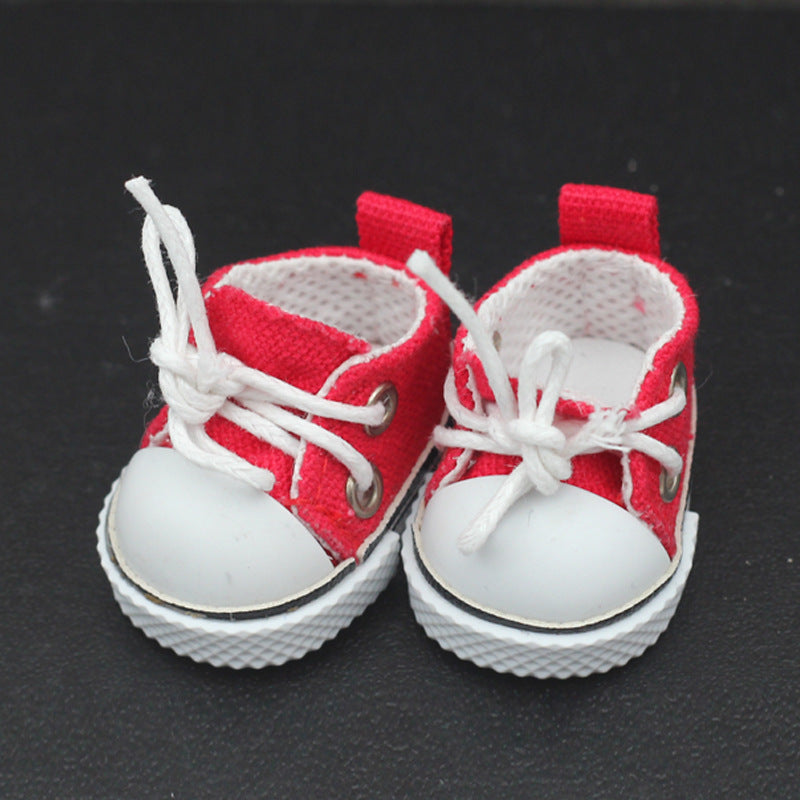 Labubu Doll Canvas Shoes - 3.8CM Sports Style for 10CM & 17CM Dolls