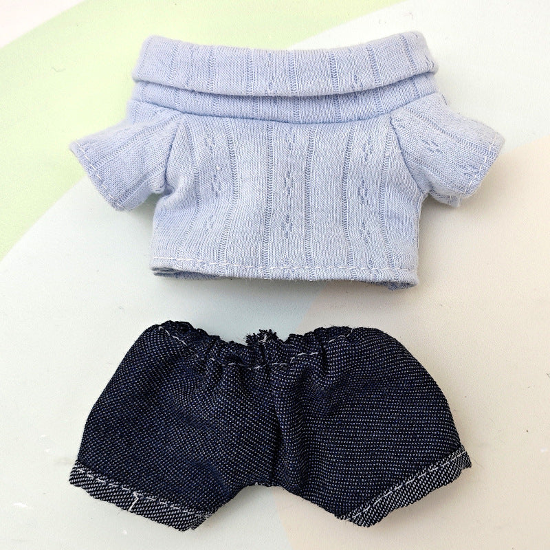 Suitable for pulling cloth pendant clothes for blind box vinyl 17cm baby clothes replacement bag ornaments keychain