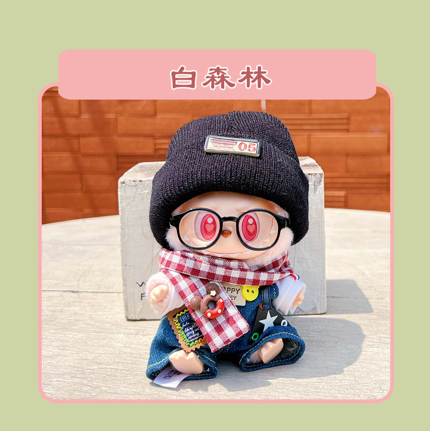 Labubu 15cm Sitting Doll Clothes - Macaron 2nd Gen Outfits
