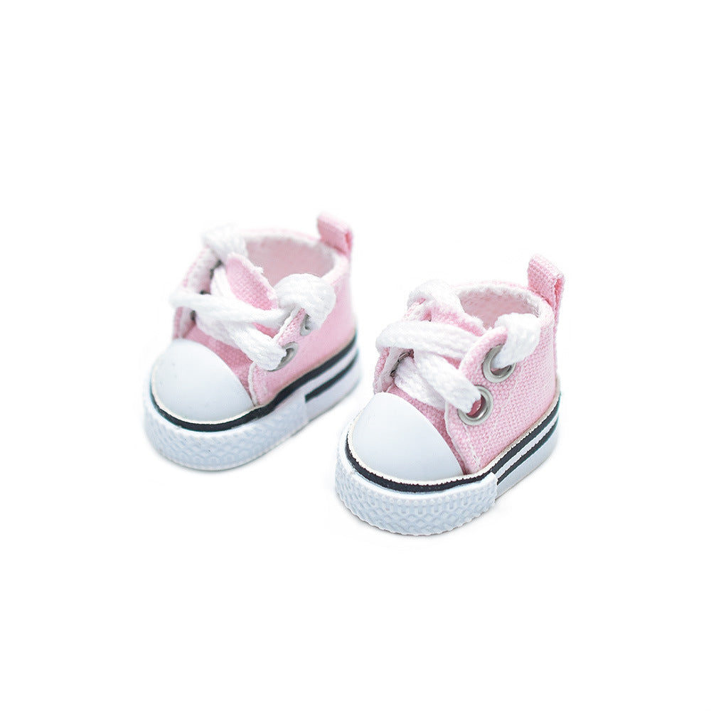 Labubu Canvas Shoes 17cm Labubu Pendant Shoes 10cm Cotton Doll Belle Pendant Baby Clothes