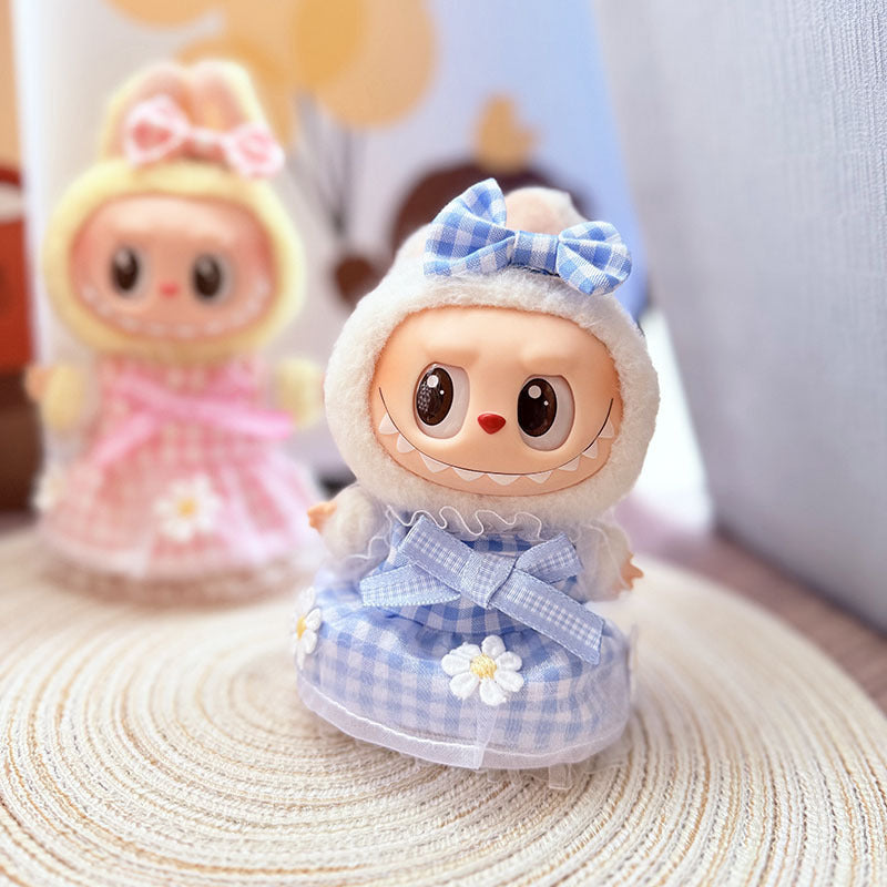 Labubu Doll Outfit Set - 15-17cm Cute Clothes & Accessories