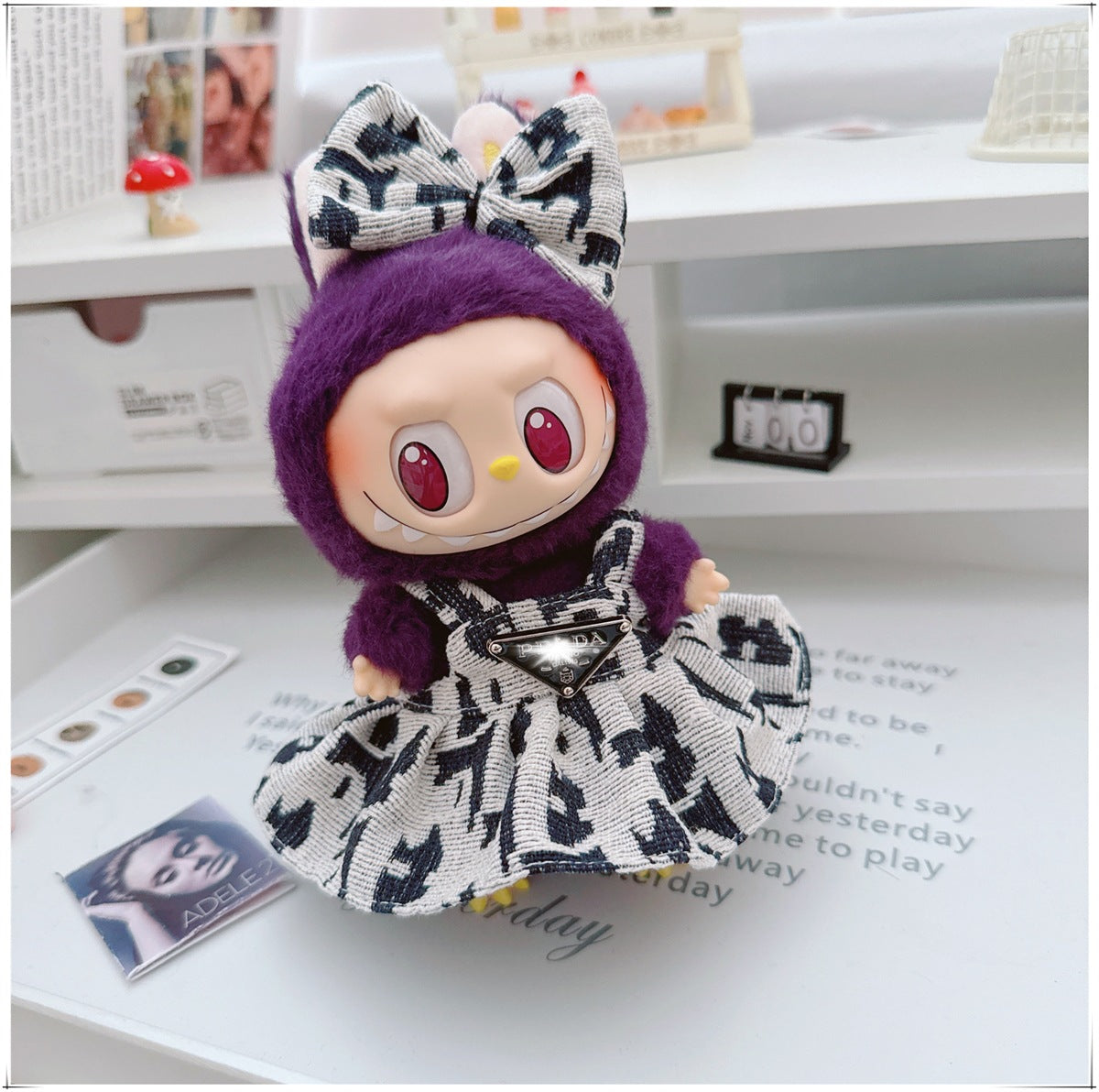 Labubu Doll Outfit - 17cm Cute Skirt Set for Vinyl Dolls