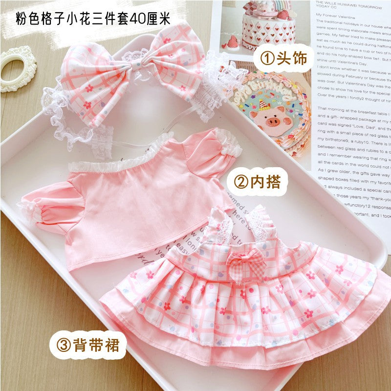 Labubu Doll Clothes - 40cm Halter Tops & Outfits for Vinyl Dolls