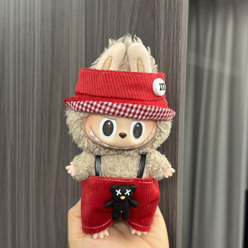 Labubu Sitting Party Doll Clothes Generation II Blind Box Labubu Doll Clothes Ragcloth Clothes Plush Vinyl Face