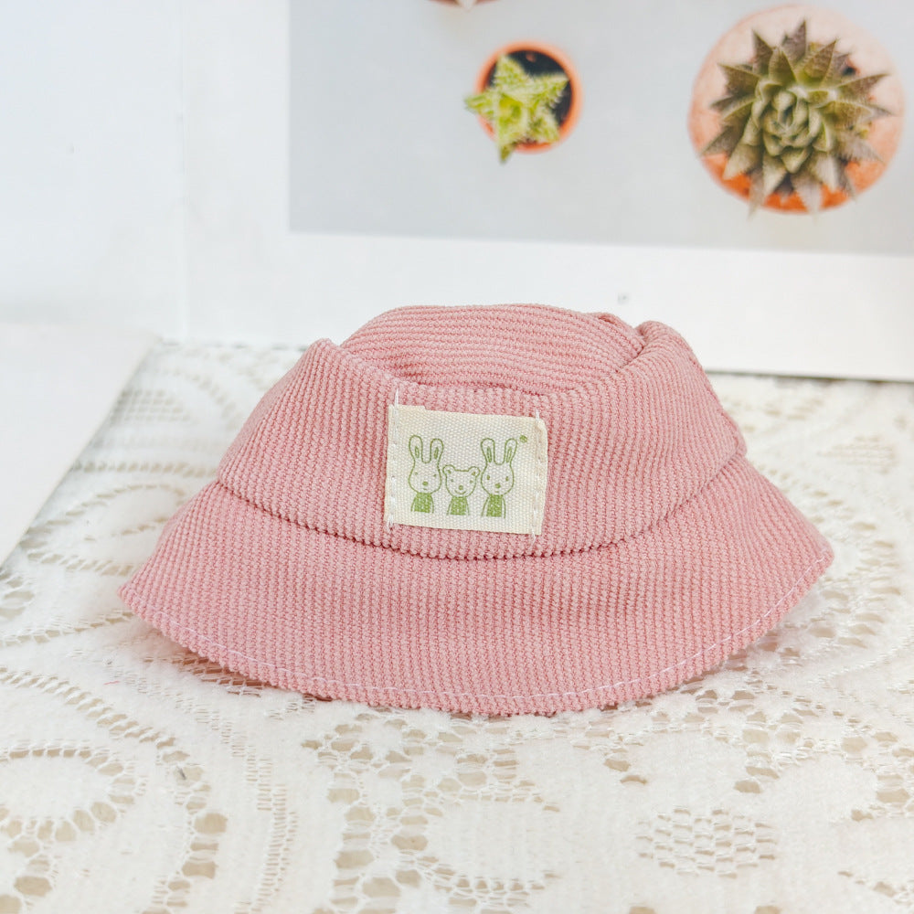 Labubu Doll Spring Outfit Set with Straw Hat & Accessories for 17cm Vinyl Doll