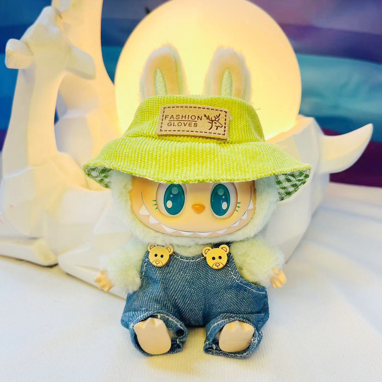 New Cameraman Labubu Pendant Baby Clothes Accessories suit Labubu Doll Keychain for Summer Baby Clothes