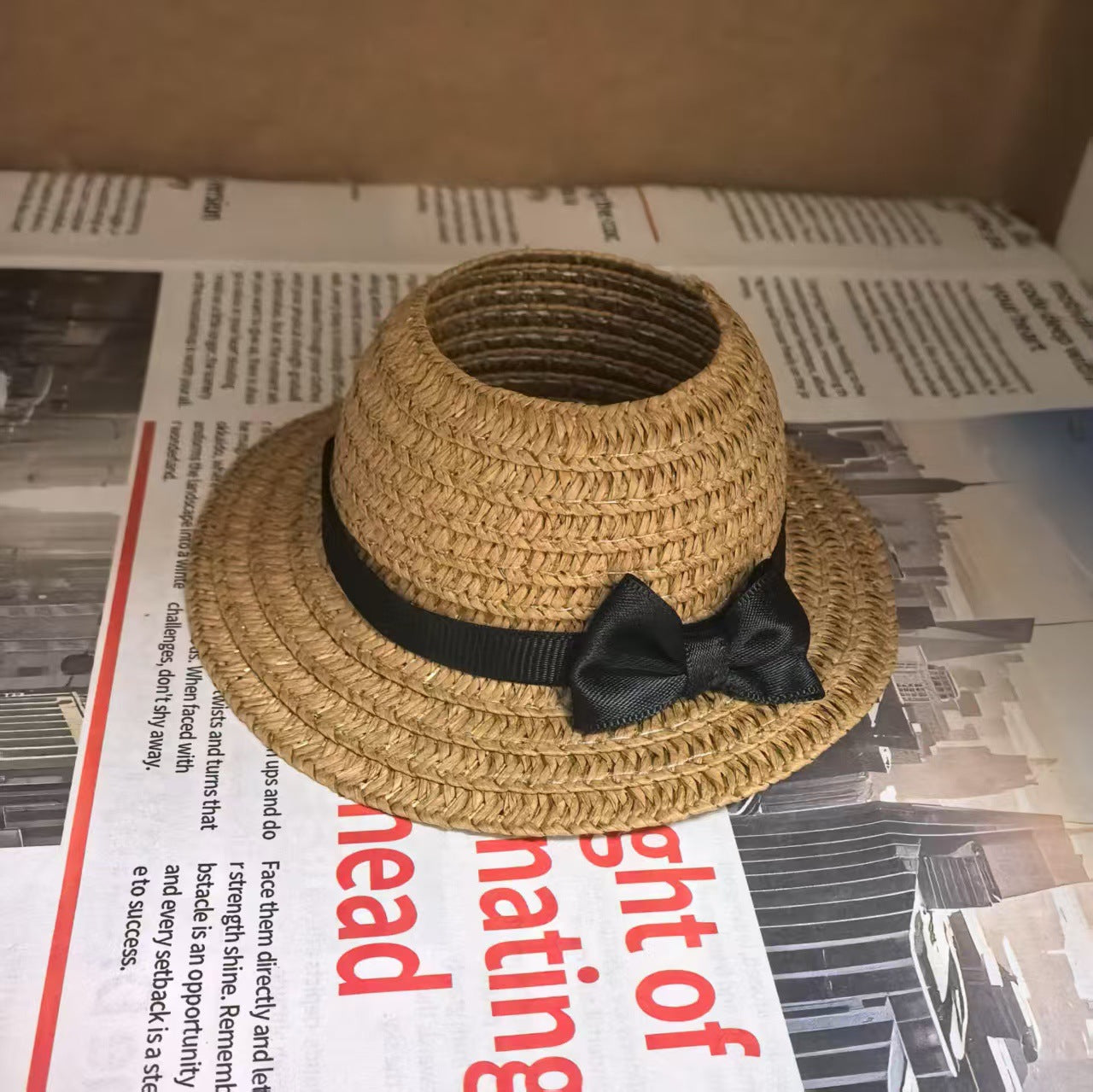 First and Second Generation Labubu Sitting Party 17cm Vinyl Macaron Labubu Summer Empty Top Straw Hat