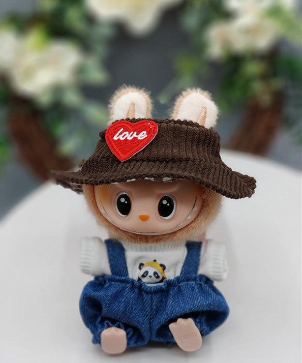 Only clothes generation two generation 17cm labubu doll cloth cloth sit party accessories replacement fashion clothes doll