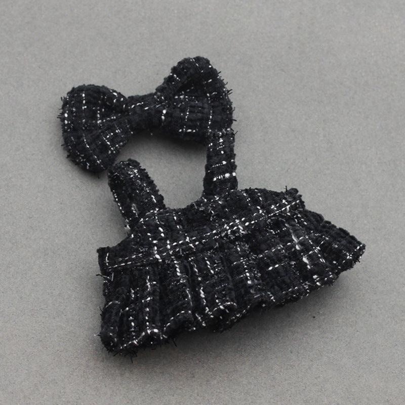 17CM One or Two Generation Blind Box Labubu Pendant Clothes Chanel Strap Skirt suit Brap Cloth Doll Clothes