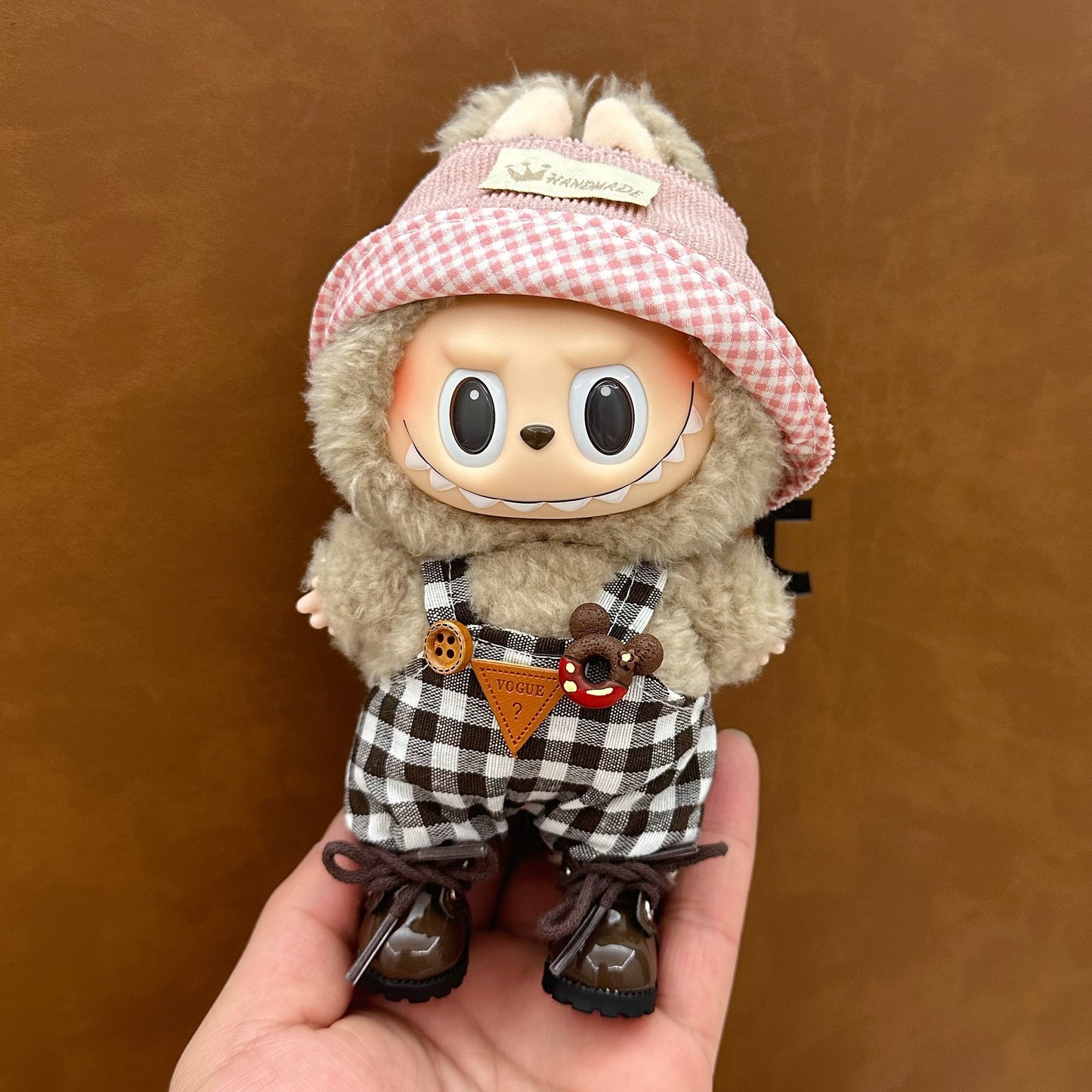 labubu doll clothes 17cm pull cloth clothes blind box doll skirt suit cute dress toy cross-border wholesale
