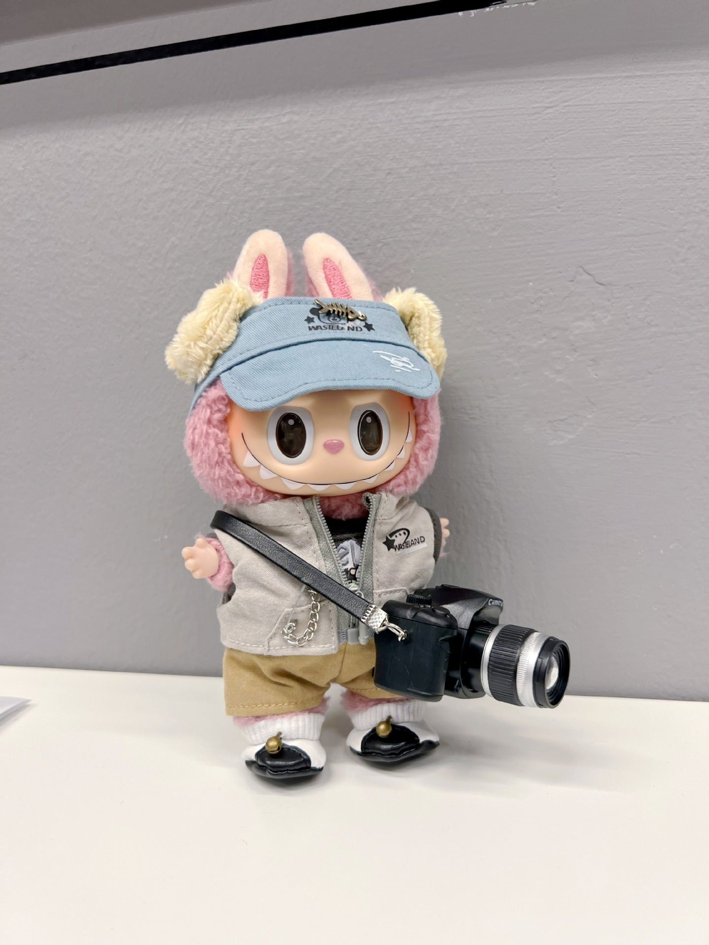17cm Labubu Doll Clothes & Accessories - Macaron Style