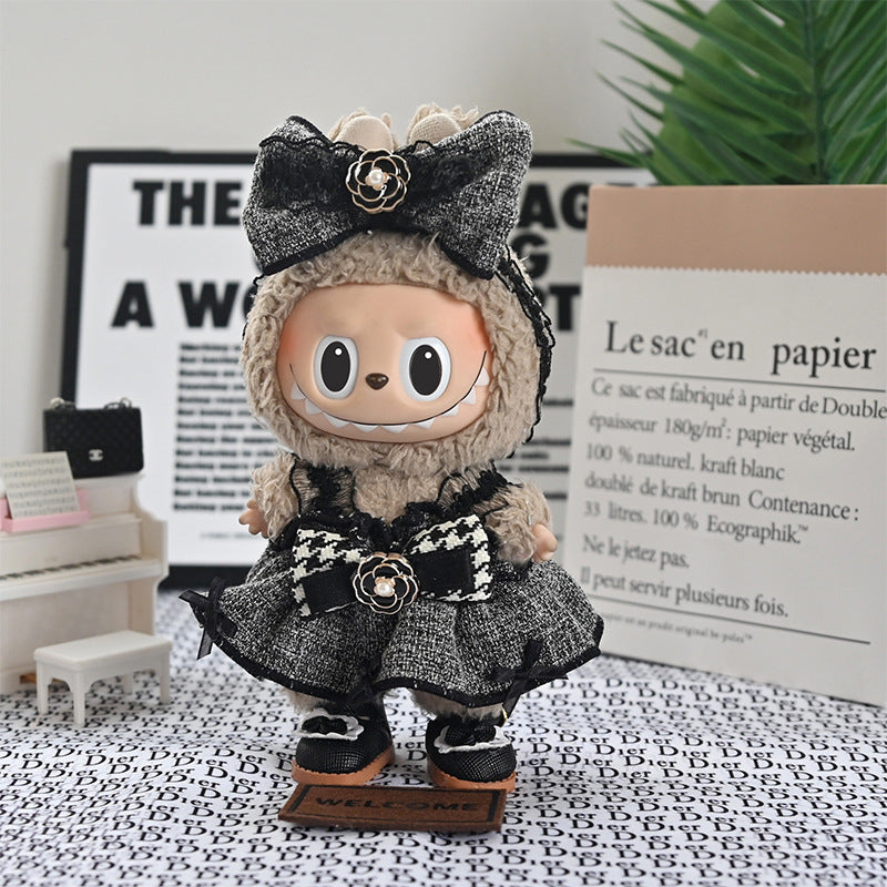 Labubu Doll Clothes Set for 17cm Pendant Doll - Outfits & Accessories