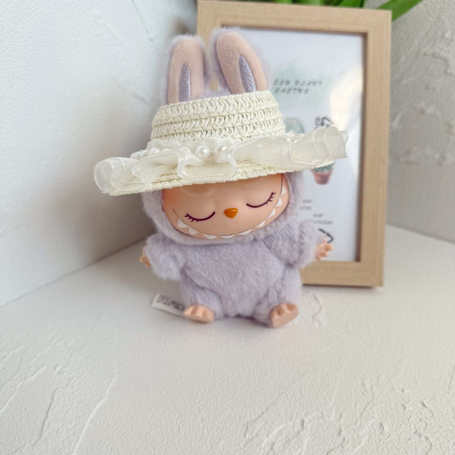 The first and second generation of rab cloth clothes handmade bikini skirt LABUBU pearl princess hat MACARO new