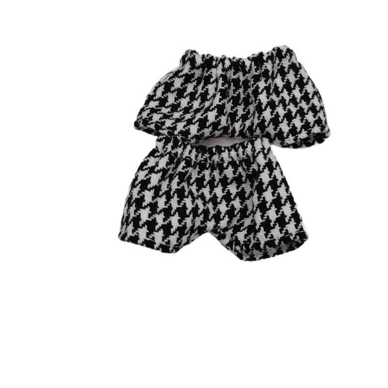 Labubu Doll Leather Outfit Set - 15cm Vinyl Doll Clothes
