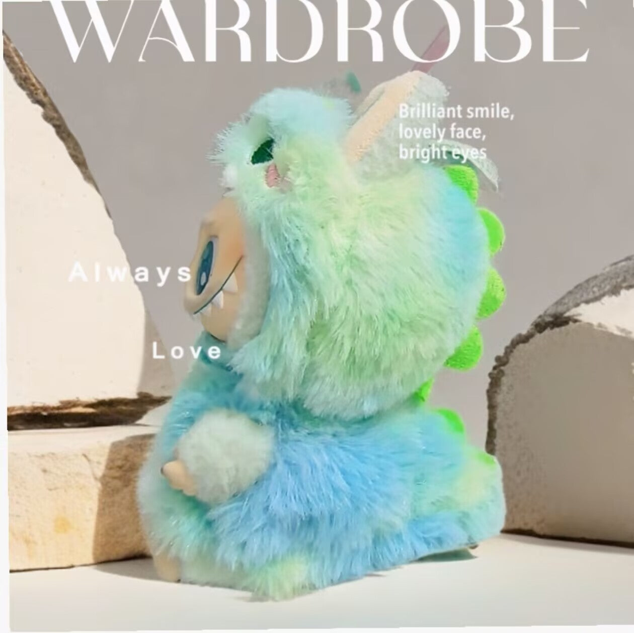 Labubu Doll Outfit - Dinosaur & Shark Vinyl Clothes for 17cm Labubu