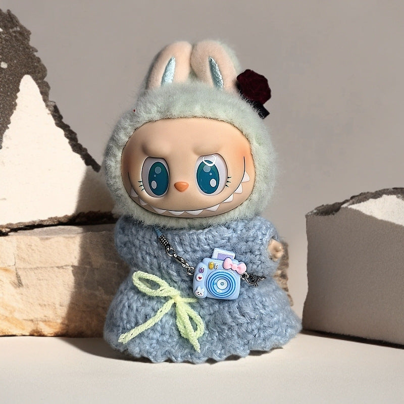 Labubu Doll Outfit Set - Skirt, Hat & Accessories