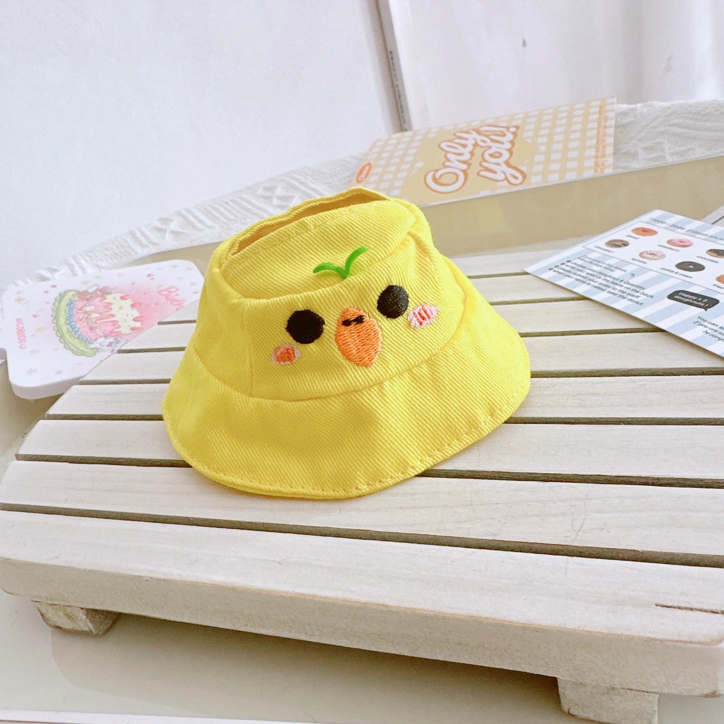 Labubu Doll Hats - 17cm & 10cm Cute Bear & Pig Fisherman Hats